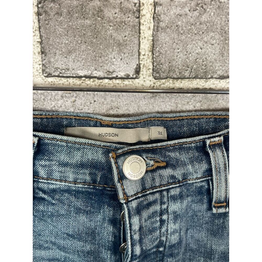 High Rise Button Fly Denim Jeans - Picture 5 of 8